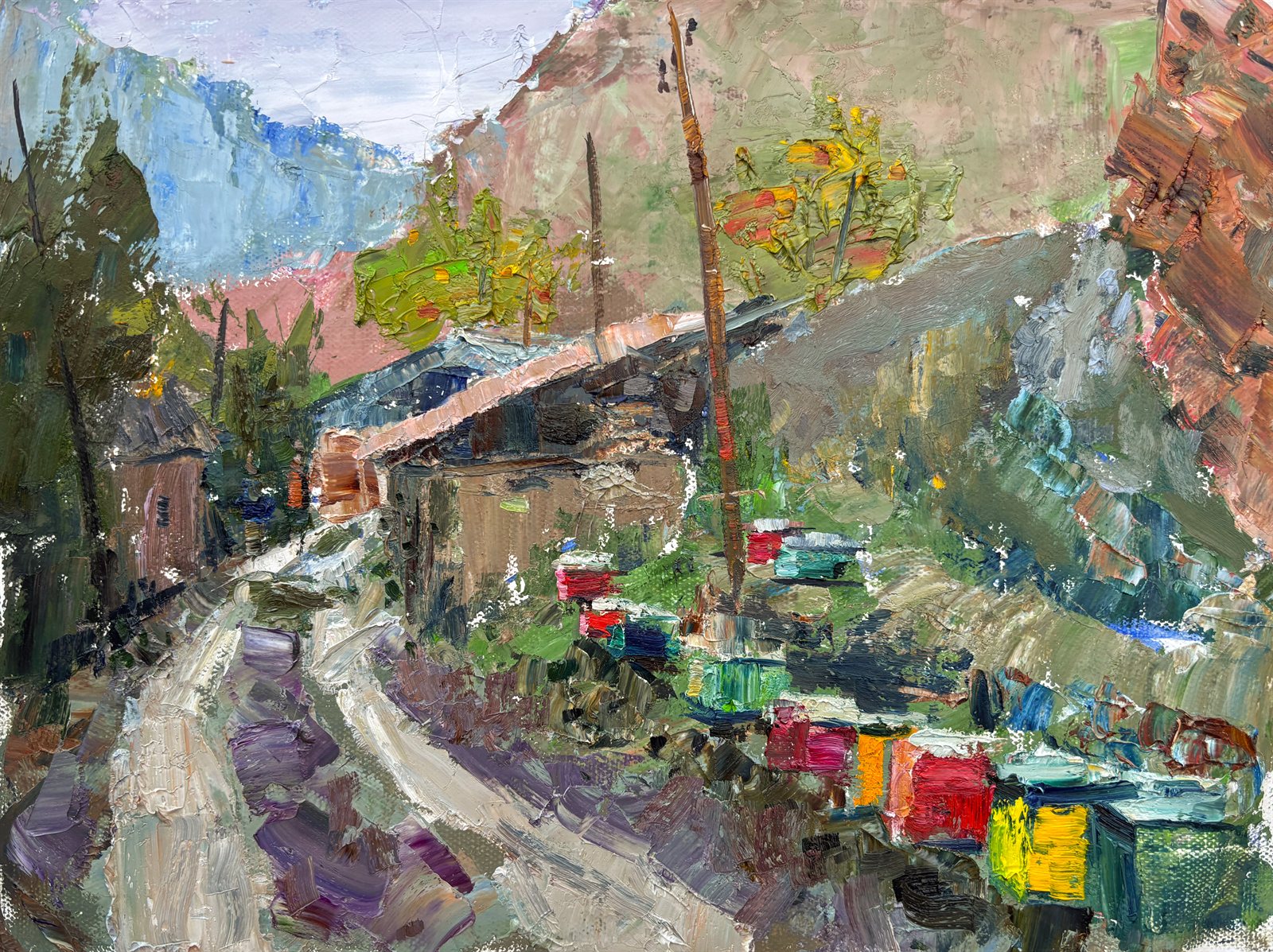 Armenia, Oil on Canvas