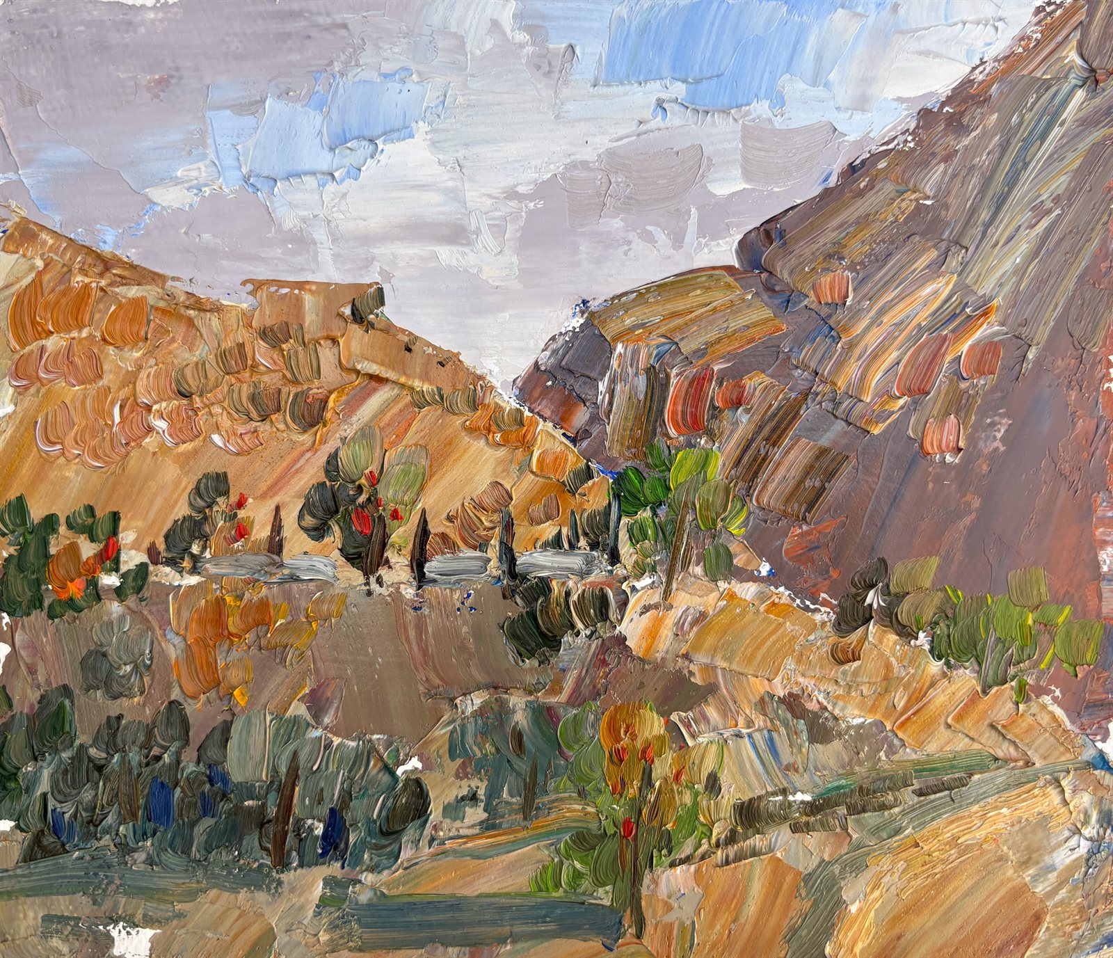 Armenia, Oil on Canvas