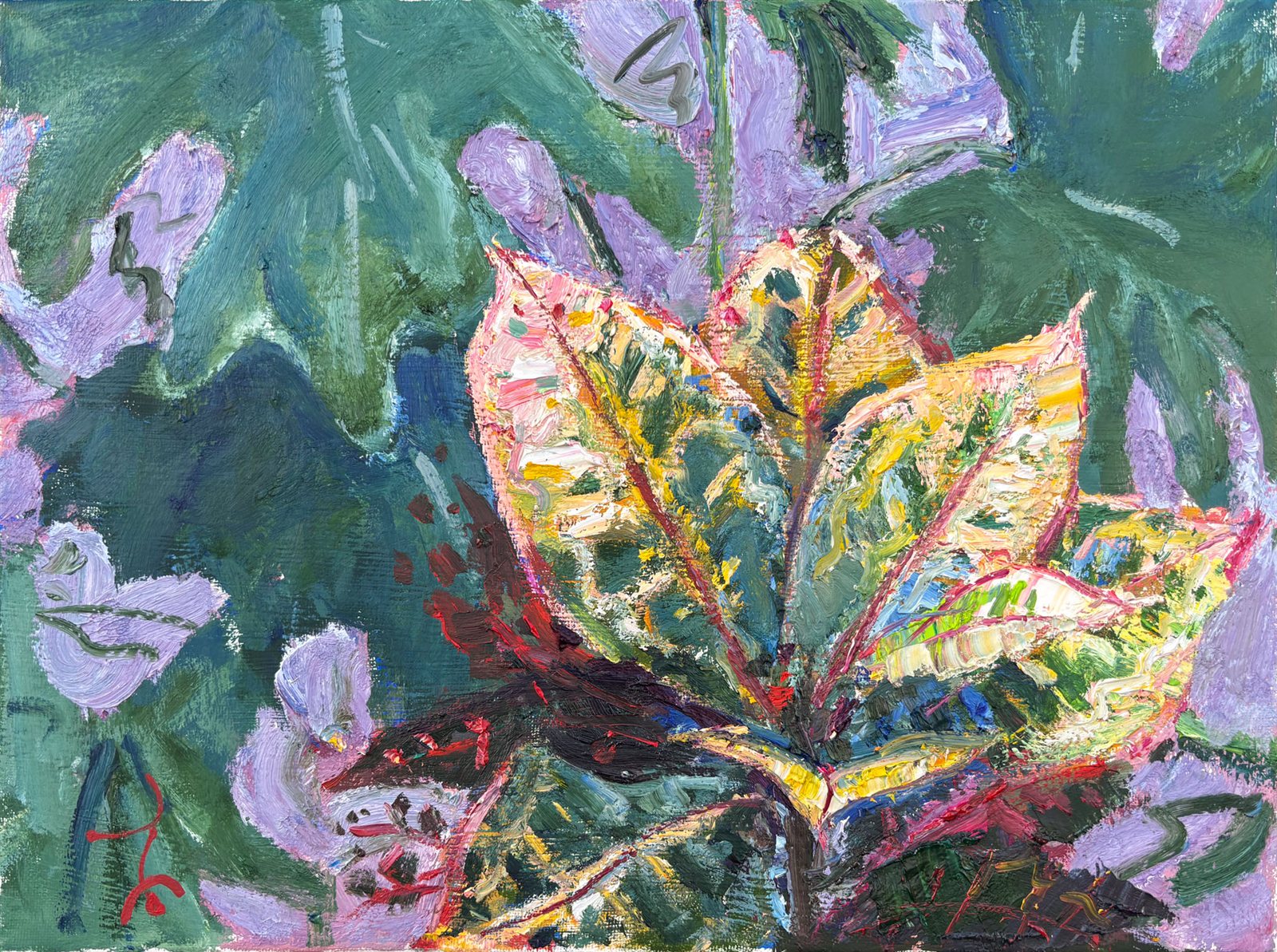 Floral, Oil on Canvas — Rustam Ismailov