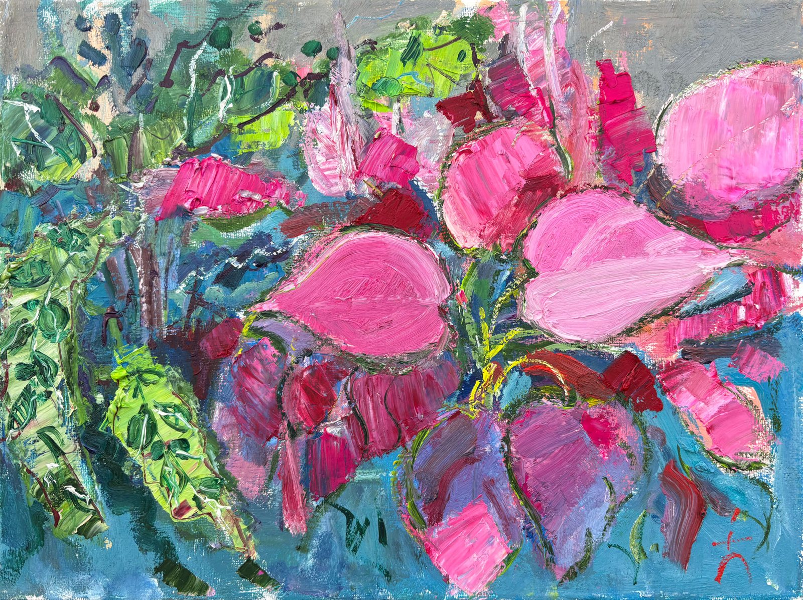 Floral, Oil on Canvas — Rustam Ismailov