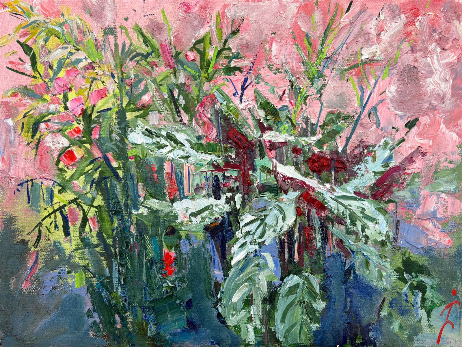 Floral, Oil on Canvas — Rustam Ismailov