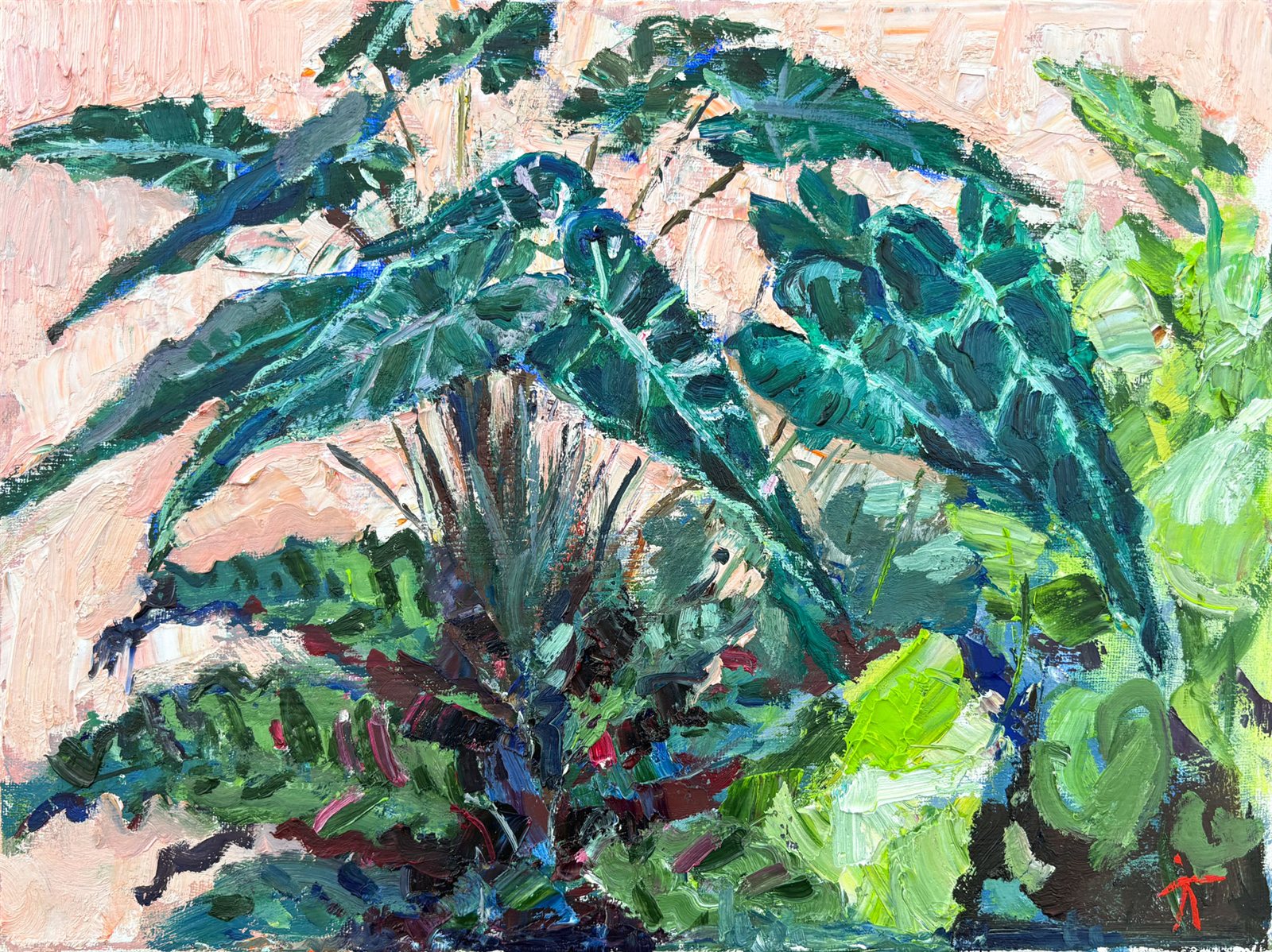 Floral, Oil on Canvas — Rustam Ismailov